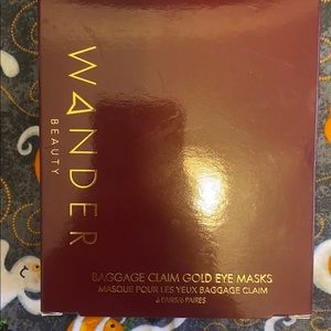 Wander Beauty baggage claim gold eye masks